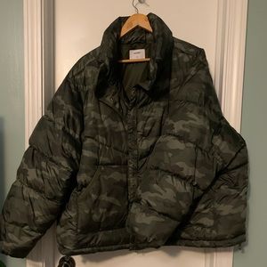 XXL Old Navy Camo Puffer Jacket